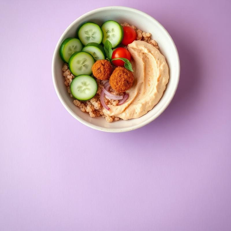 Mediterranean falafel bowl